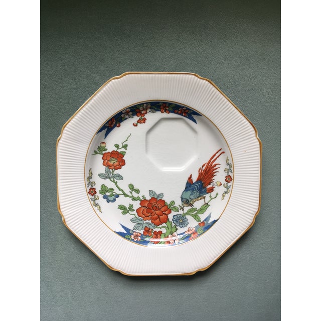 Ceramic 1910s Wood & Sons Snack Plates Pattern No. 1022- Set of 4 For Sale - Image 7 of 11