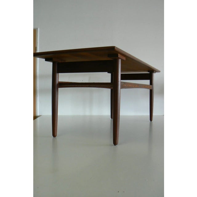Vintage Danish Coffee Table in Teak For Sale - Image 4 of 12