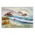 Mid 20th Century Coastal Fishermen Beach Watercolor Painting For Sale