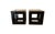 20th Century Asian Wood and Stone Cube Side Tables - a Pair For Sale In New York - Image 6 of 6
