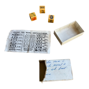 Vintage Casino Themed Dice Game