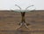 French Art Deco 1930s Steel and Brass Drinks Table with Glass Top, Splaying Legs For Sale - Image 10 of 10