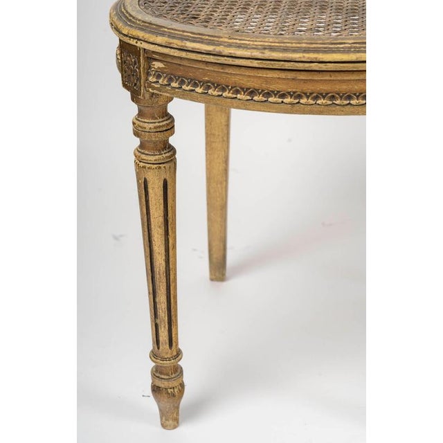 Napoleon III Carved Wooden Chairs with Cane Seats, 19th Century, Set of 2 For Sale - Image 5 of 10