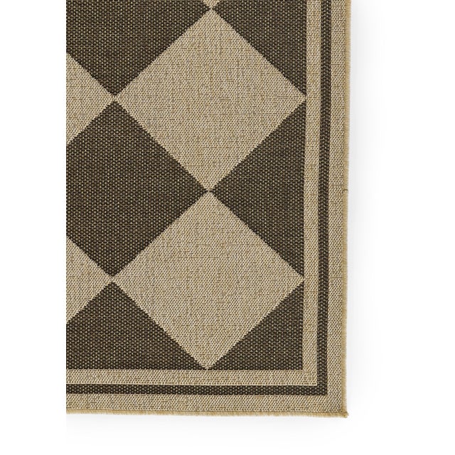 2020s Erin Gates by Momeni Saybrook Diamond Black Indoor/Outdoor Area Rug 6'6" X 9' For Sale - Image 5 of 12
