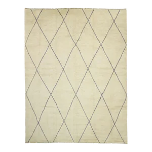 Room Size Moroccan Style Area Rug - 12'01 X 15'10