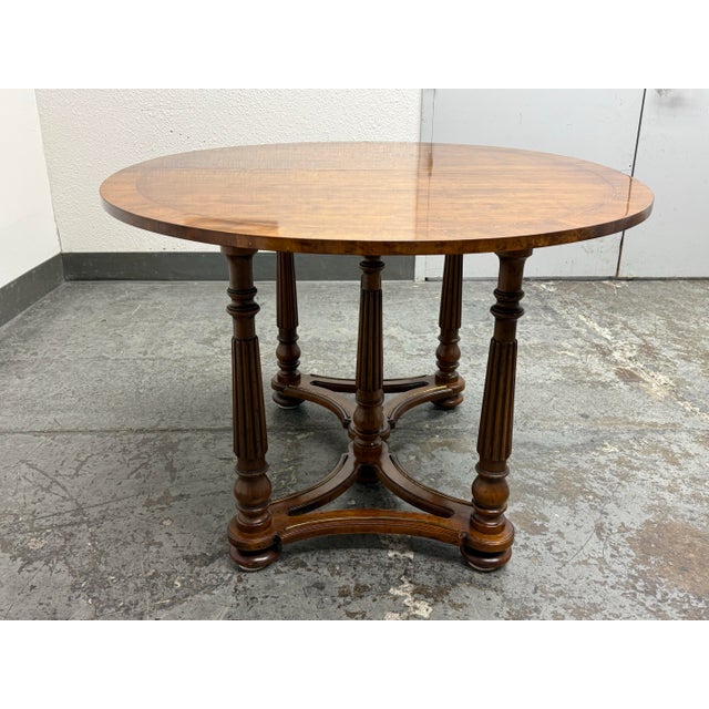 Late 20th Century Heritage Gateleg Extension Dining Table For Sale - Image 5 of 12