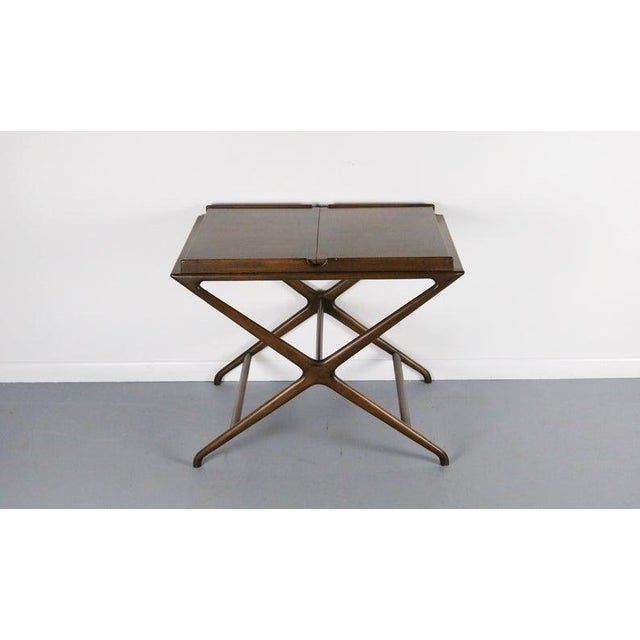 1950s Stunning Bar Cart by Cesare Lacca for Baker Furniture For Sale - Image 5 of 12