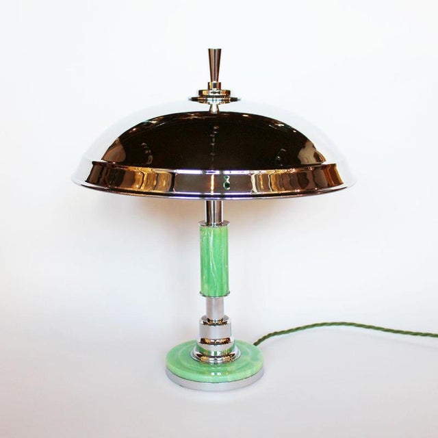 Art Deco Dome Lamp, 1930s For Sale - Image 6 of 6