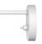 Mid-Century Modern Arne Jacobsen AJ Wall Light for Louis Poulsen in White For Sale - Image 3 of 5