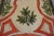 Impressive Beige, Red and Green Color With Floral Design Antique American Hooked Rug For Sale - Image 9 of 10