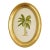 Original Hand Painted Banana Palm Tree, Framed For Sale