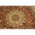 Textile 1950s Red Field Traditional Medallion Vintage Isfahan Wool Silk Small Carpet Rug For Sale - Image 7 of 9