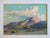 This exciting Guache represents artist feeling. A desert landscape,watercolor, painted, and signed by listed artist,...