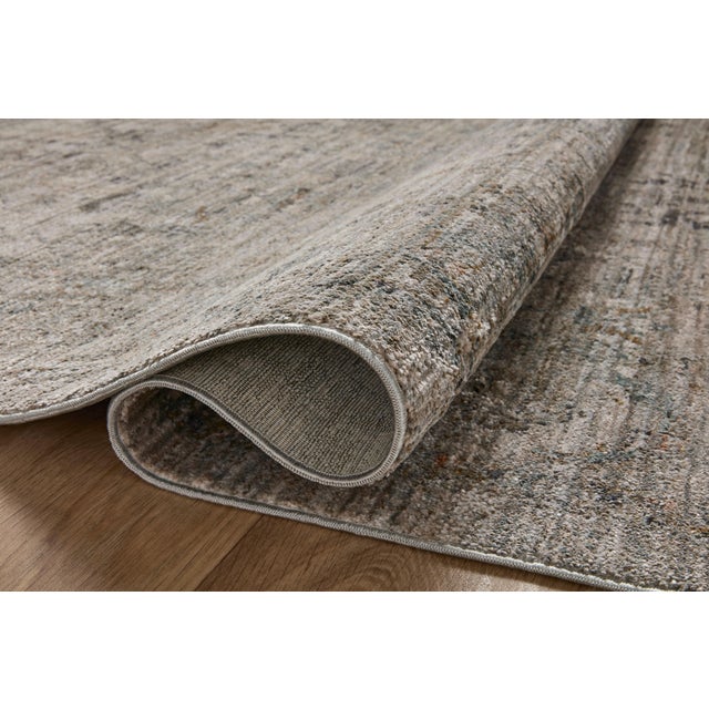 Traditional Jean Stoffer x Loloi Katherine Beige / Mist 9'-6" x 9'-6" Round Area Rug For Sale - Image 3 of 9