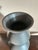 Late 20th Century West Elm Modern Geometric Matte Gray Ceramic Floor Vase For Sale - Image 5 of 7