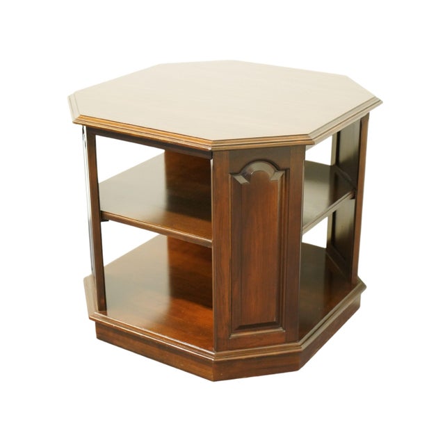 ETHAN ALLEN Georgian Court Traditional Style 26" Tiered Accent End Table 11-8066 - 225 Vintage Finish 22.5" High 26" Wide...