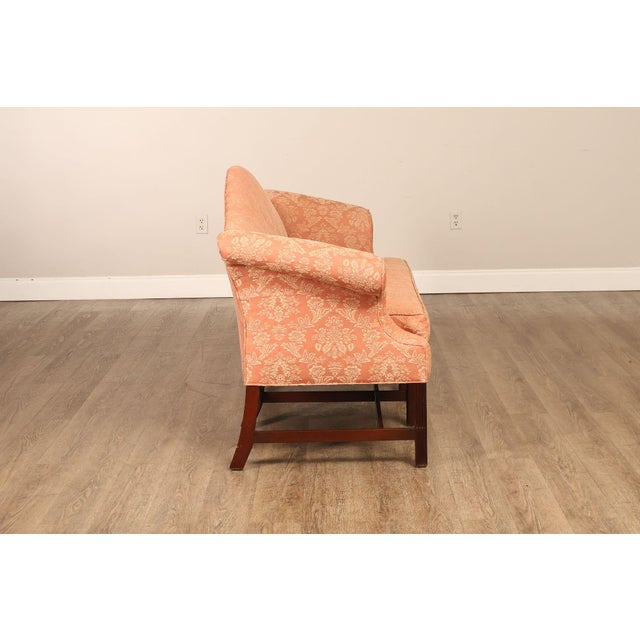 Kittinger Chippendale Style Mahogany Camel-Back Sofa Historic Newport Reproduction For Sale - Image 14 of 18