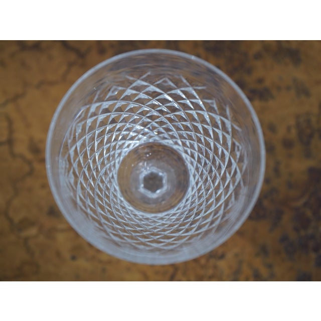 Set of 7 Waterford Alana 7 Inch Cut Crystal Wine Glasses For Sale In Philadelphia - Image 6 of 9