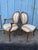 Late 20th Century Provincial Style Stained Fruitwood Upholstered Dining Chairs- Set of 8 For Sale - Image 9 of 12
