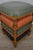 Late 20th Century Mid Century Wood & Vinyl Stacking Stools - Set of 4 For Sale - Image 4 of 5