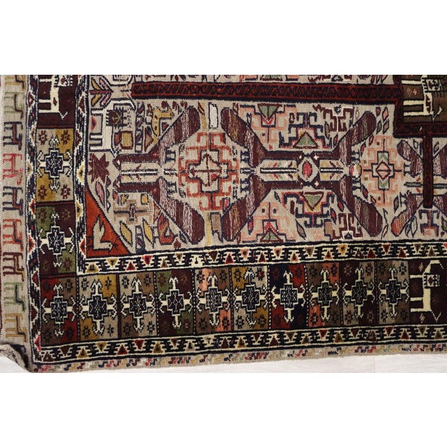 Vintage Nomadic Afghan Beloch Sumakh Kilim Rug, 1940s For Sale - Image 15 of 18