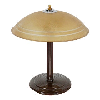 Vintage Art Deco Table Lamp, 1940s For Sale