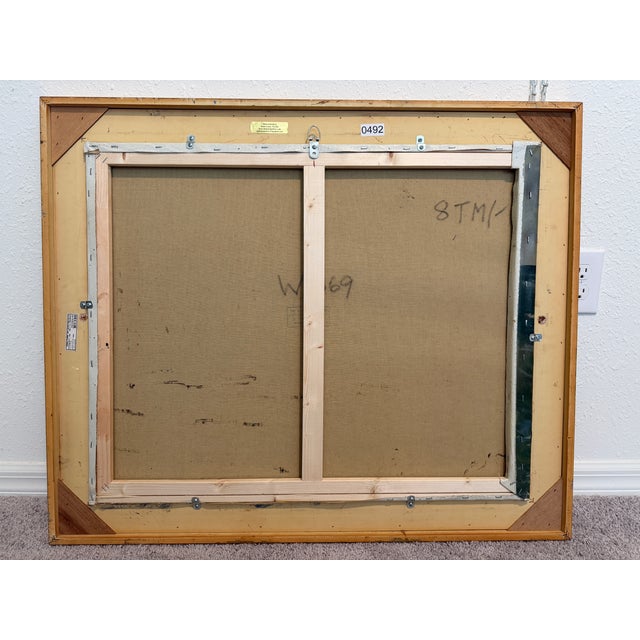 Mid 20th Century Vintage Original Maritime Oil Painting – Signed Mody Kersten (German) Seascape For Sale - Image 5 of 5