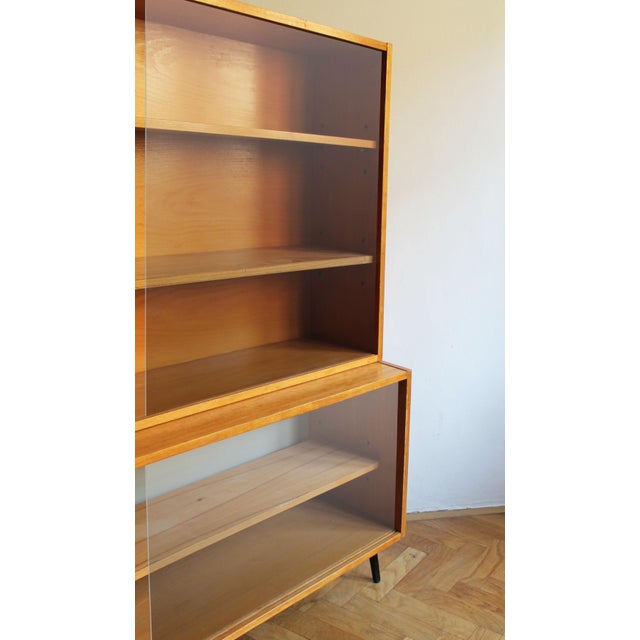 Blue Mid-Century Cabinet by Frantisek Mezulanik for Up Zavody, 1960s For Sale - Image 8 of 14