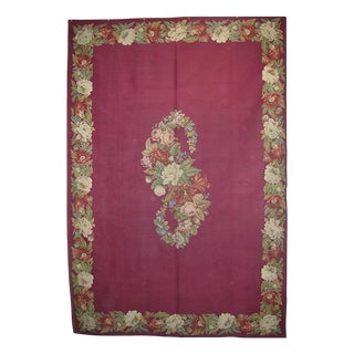 Arts and Crafts Rug from Aubusson, 1870 For Sale