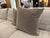 Contemporary Eastern Accents Taupe Throw Pillows, Pair For Sale - Image 3 of 12