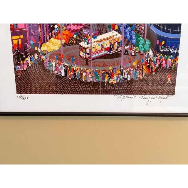 Folk Art Return of the Cable Cars by Melanie Taylor Kent For Sale - Image 3 of 8
