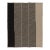 Rug & Kilim's Contemporary Kilim, Black and Cream White Textural Stripes For Sale