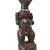 A fantastic miniature Songye Power Fetish Figure from Congo. Standing at 9 inches in height, this miniature carving holds...