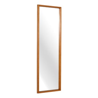 Swedish Oak Mirror from Glas-Mäster, 1950s For Sale