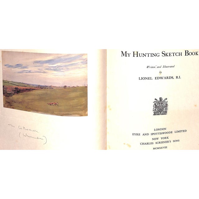 EDWARDS, Lionel [29] pp. Eyre and Spottiswoode Limited 1928 12 1/4" x 10" *Light foxing condition noted*