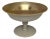 Steuben Aurene & Calcite Art Glass Compote: Gold Interior, c.1920s For Sale