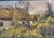 Finn Wennerwald, Farmhouses in Scandinavia Landscape, 1933, Oil Painting on Canvas For Sale - Image 12 of 12