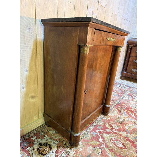 Wood Empire Style Single-Door Jam Cupboard For Sale - Image 7 of 8