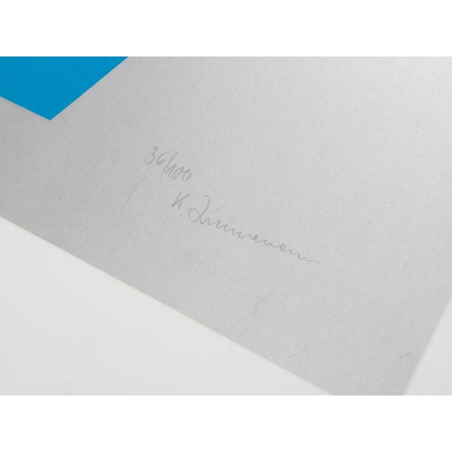 Rocket, Screenprint on Thick Paper, Framed For Sale - Image 6 of 9