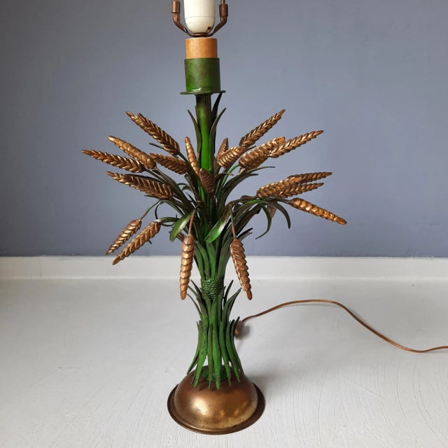 Wheat Sheaf Table Lamp, 1950s For Sale - Image 4 of 12