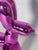 Modern Ceramic Balloon Dog Figurine Purple For Sale - Image 3 of 4