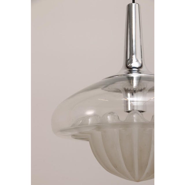 Vintage Glass Hanging Lamp from Peill & Putzler, 1960s For Sale - Image 6 of 16