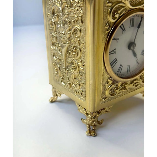 French R&c Paris Brass Carriage Clock, Circa 1900's For Sale - Image 3 of 9