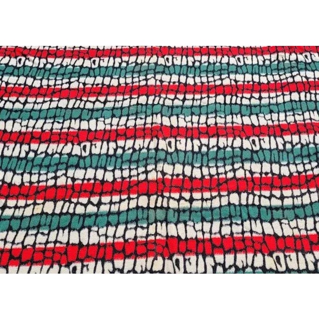 Abstract Vintage Reversible Print Blanket For Sale - Image 3 of 9