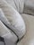 Cream Vintage Postmodern Vladimir Kagan Style Sculptural Lounge Chair Newly Reupholstered For Sale - Image 8 of 11