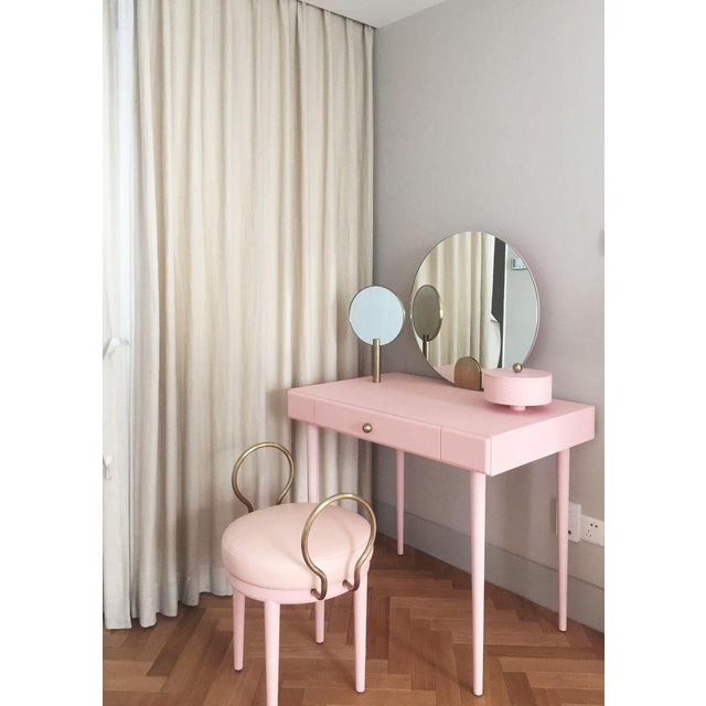 Rose Selavy Vanity Desk with Stool by Thomas Dariel, Set of 2 For Sale - Image 12 of 15