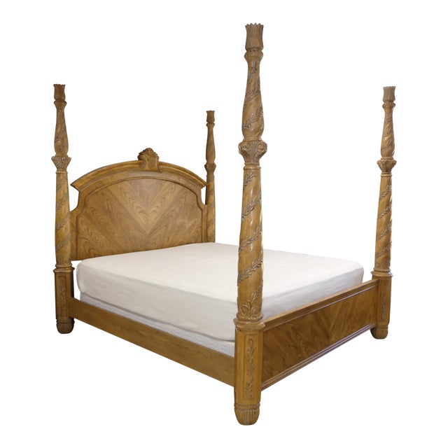 Bernhardt Athena Collection King Size Poster Bed Chairish