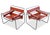 Wassily B3 Armchair in Chrome and Tan Leather from Marcel Breuer For Sale - Image 4 of 12