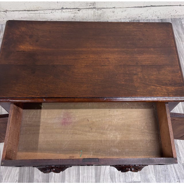 Late 19th Century Antique Victorian Eastlake Style Walnut Cupboard Washstand Nightstand For Sale - Image 5 of 11