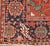 1920s Antique Heriz Rug With Stylized Central Medallion Set on Tomato Red Field For Sale - Image 5 of 9